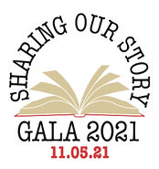 sharing our story 2021 logo